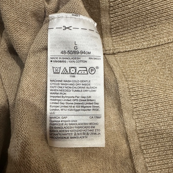 Gap For Good Cotton V-neck sweater - Picture 3 of 5